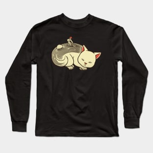 Zen Cat Zen Garden by Tobe Fonseca Long Sleeve T-Shirt